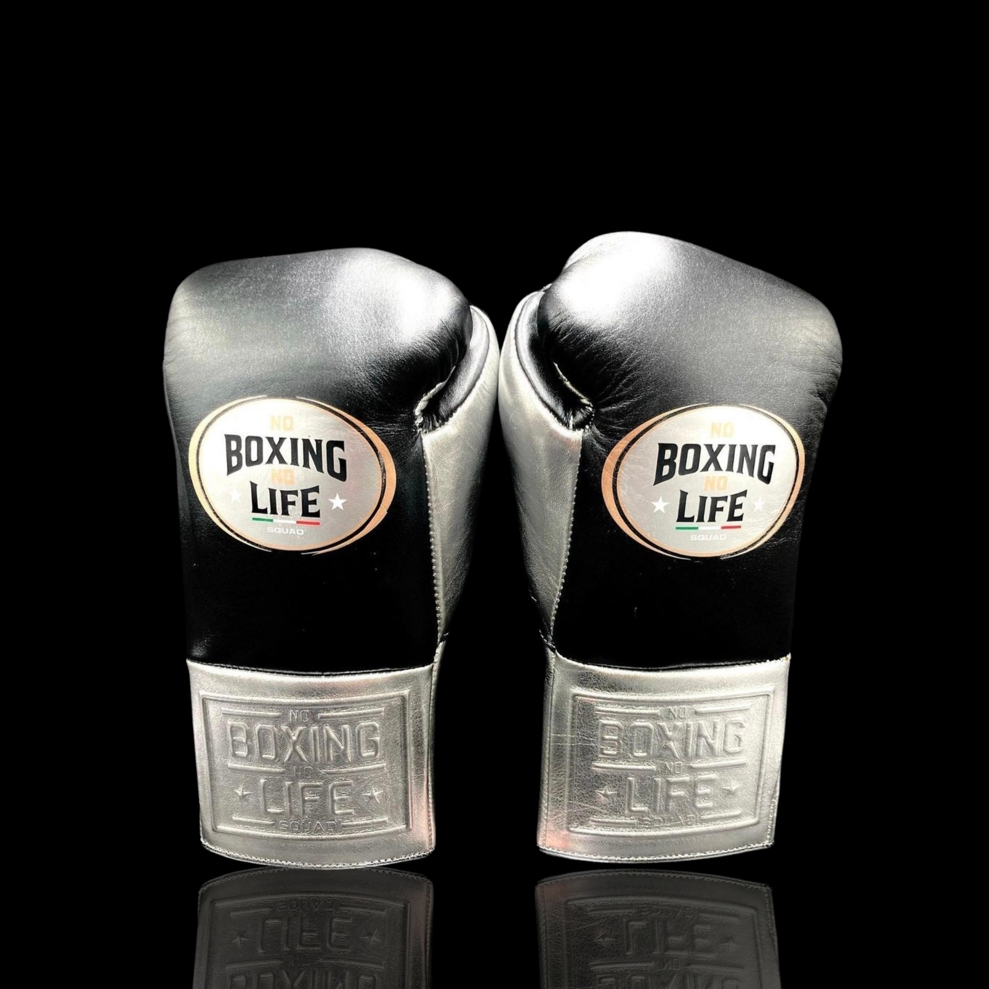 Black Silver No Boxing no life, boxing gloves, No Boxing No Life, NBNL Boxing Gloves, Birthday Gifts, PF Fitness Gear, PFFITNESSGEAR, Christmas gifts for men's, Thanksgiving gifts for him, NBNL Boxing, Boxing Glove, No Boxing No Life Boxing Gloves, NBNL, Gloves for Gym, Halloween Gifts, Fight Gloves, Gifts for Him, Gifts for Son, Father days Gifts, Black Friday Sale, Christmas Gifts, NBNL Lace-up Boxing Gloves, New Year Gifts, Cyber sale, Valentine Gifts, Gifts for her, Gifts for Daughter, Gym Gift, Fitness